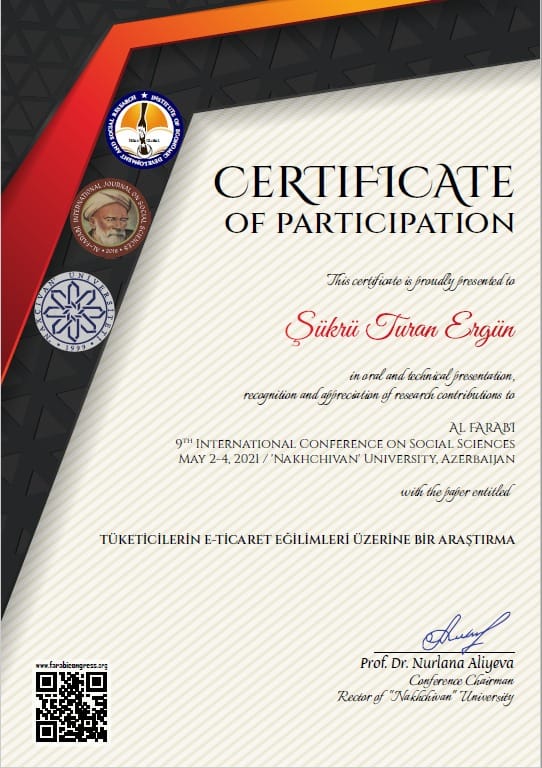 AL-FARABİ 9. ULUSLARARASI SOSYAL BİLİMLER KONGRESİ